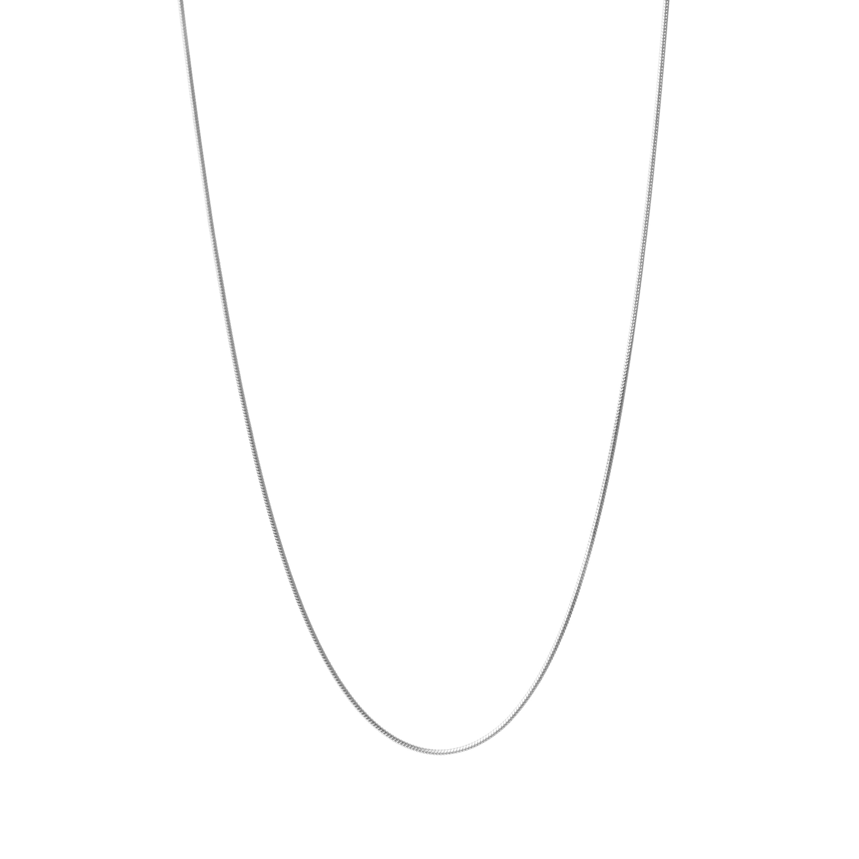 ROYAL PHASE 925 Sterling Silver Round Snake Chain Necklace, 2MM